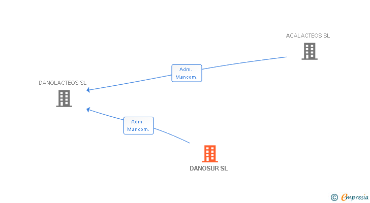 Vinculaciones societarias de DANOSUR SL