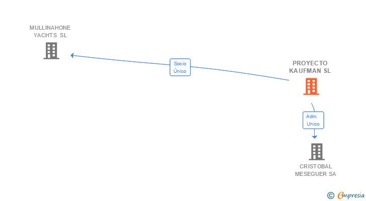 Vinculaciones societarias de PROYECTO KAUFMAN SL
