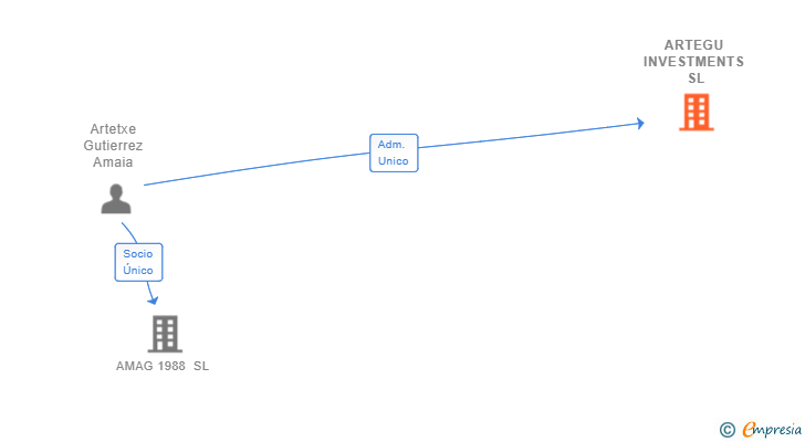 Vinculaciones societarias de ARTEGU INVESTMENTS SL