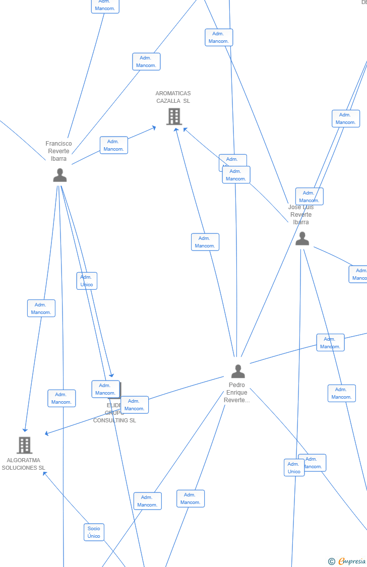 Vinculaciones societarias de PUSH & CONNECT GROUP SL