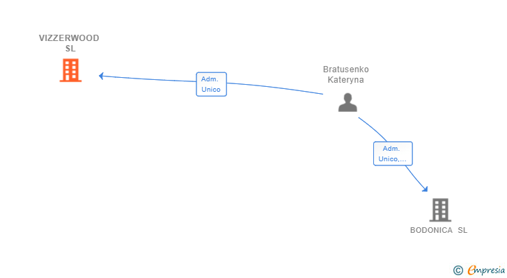 Vinculaciones societarias de VIZZERWOOD SL