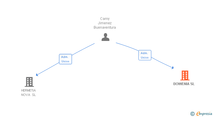 Vinculaciones societarias de BOWENIA SL