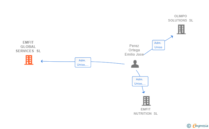 Vinculaciones societarias de EMFIT GLOBAL SERVICES SL