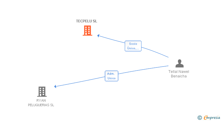 Vinculaciones societarias de TECPELU SL