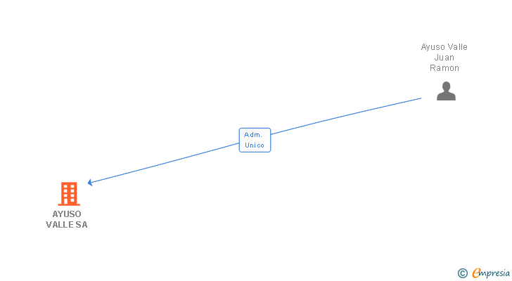 Vinculaciones societarias de AYUSO VALLE SA