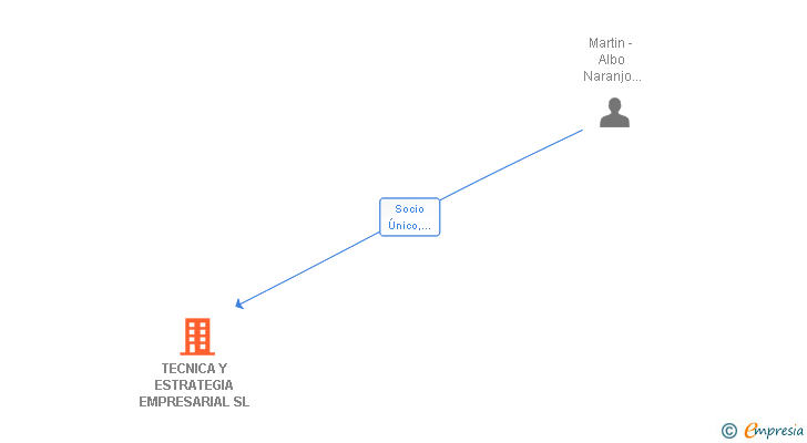 Vinculaciones societarias de TECNICA Y ESTRATEGIA EMPRESARIAL SL