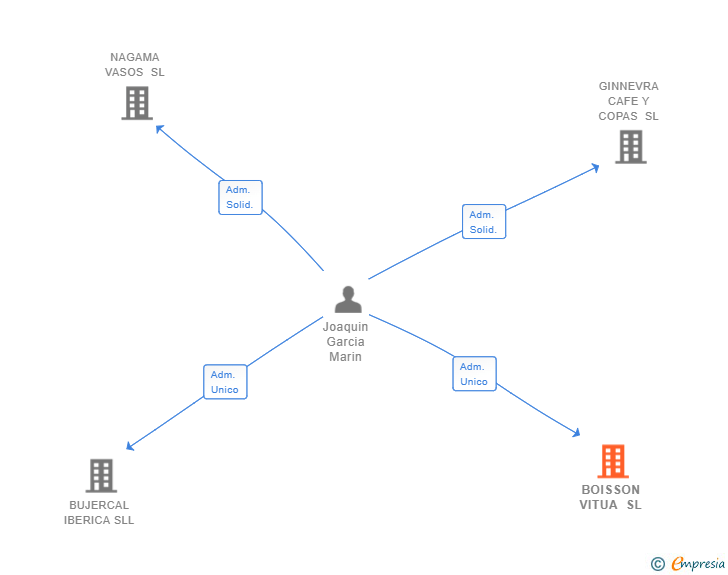 Vinculaciones societarias de BOISSON VITUA SL