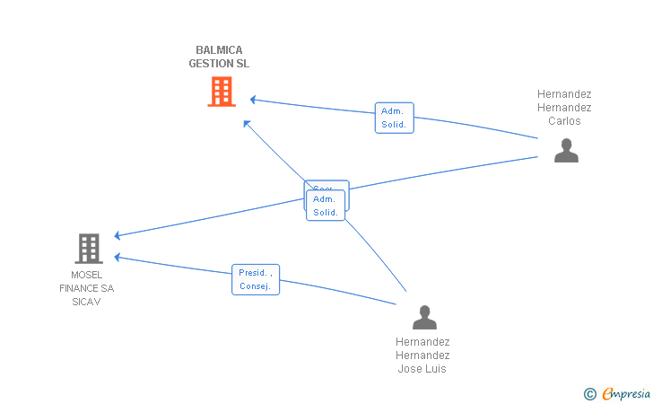 Vinculaciones societarias de BALMICA GESTION SL