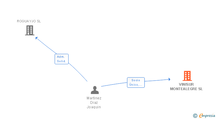 Vinculaciones societarias de VINISUR MONTEALEGRE SL