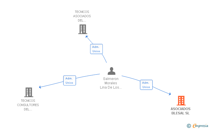 Vinculaciones societarias de ASOCIADOS BLESAL SL