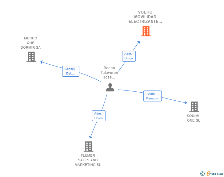 Vinculaciones societarias de VOLTIO MOVILIDAD ELECTRIZANTE SL