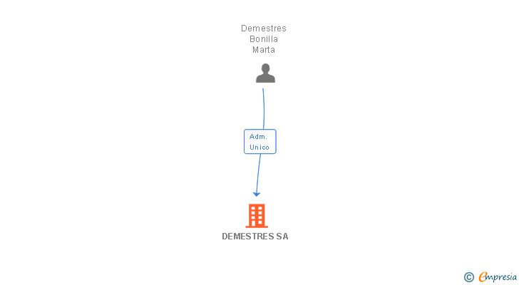 Vinculaciones societarias de DEMESTRES SA