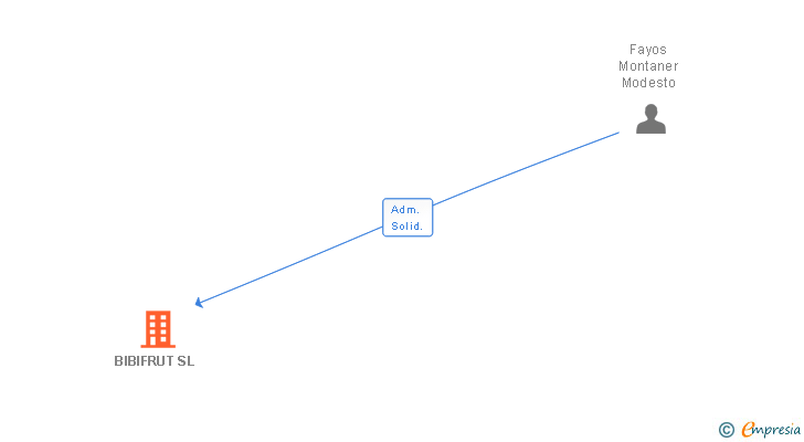 Vinculaciones societarias de BIBIFRUT SL