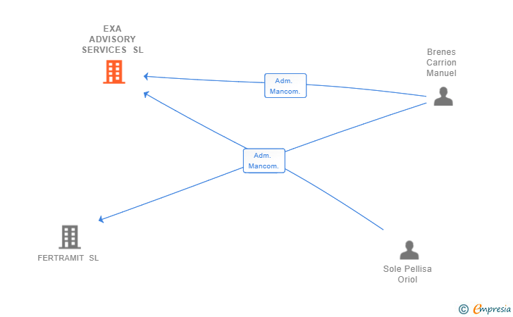 Vinculaciones societarias de EXA ADVISORY SERVICES SL