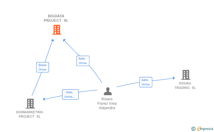 Vinculaciones societarias de BIGDATA PROJECT SL