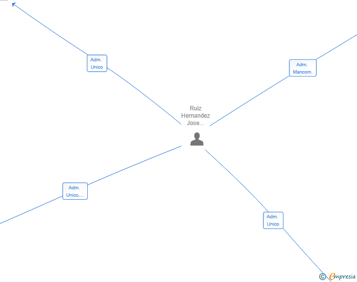 Vinculaciones societarias de INVERSIONES RUIZ Y CORTES SL