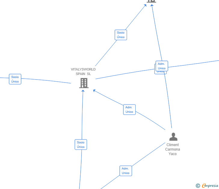 Vinculaciones societarias de VITALYSWORLD INVEST SL