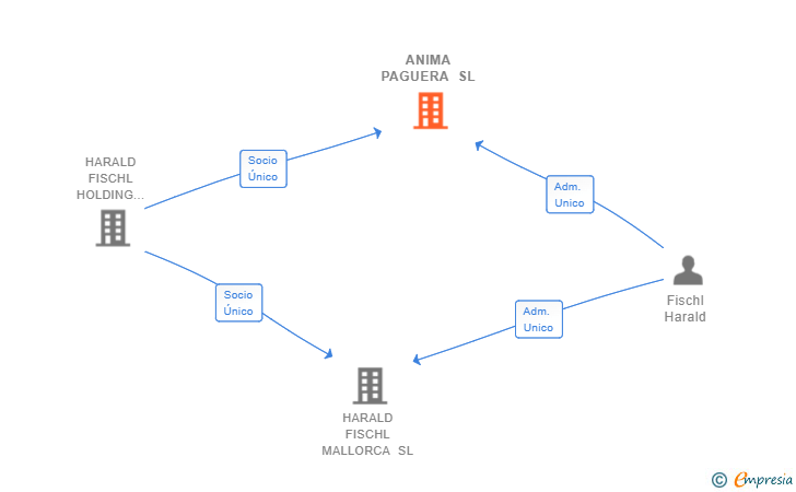 Vinculaciones societarias de ANIMA PAGUERA SL