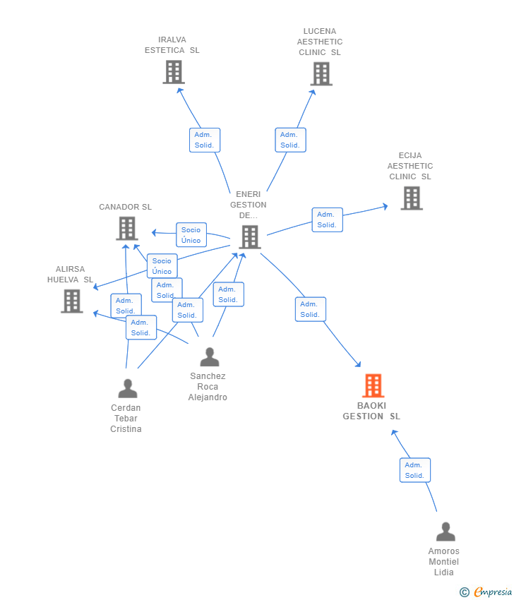 Vinculaciones societarias de BAOKI GESTION SL