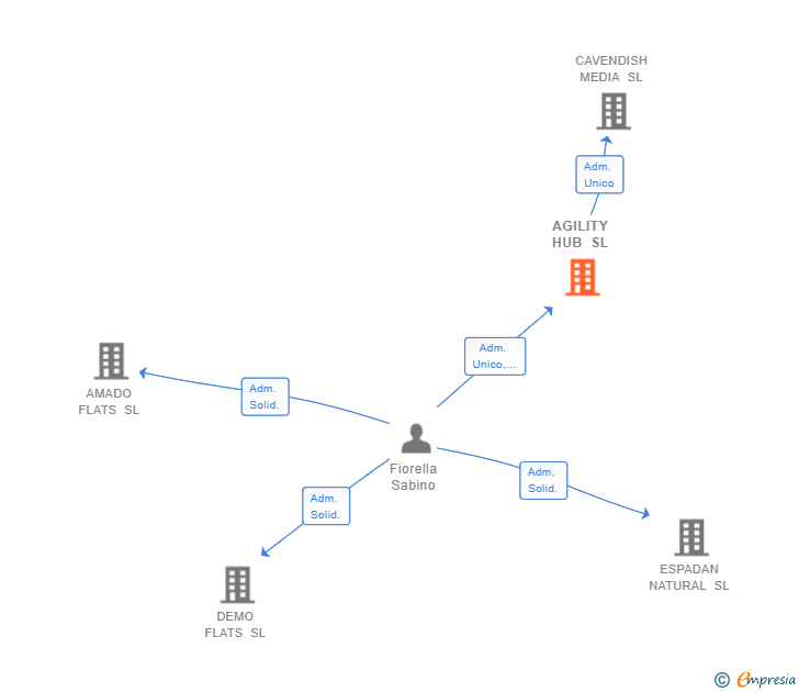 Vinculaciones societarias de AGILITY HUB SL