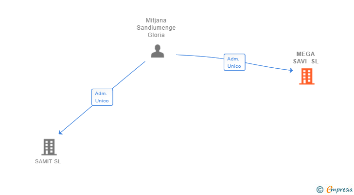 Vinculaciones societarias de MEGA SAVI SL