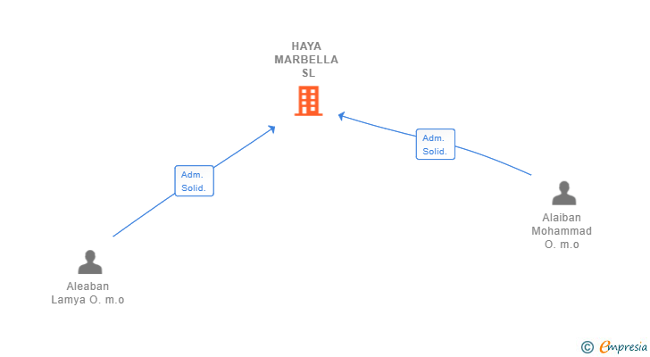 Vinculaciones societarias de HAYA MARBELLA SL