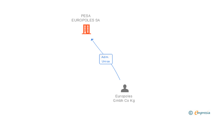 Vinculaciones societarias de PESA EUROPOLES SA