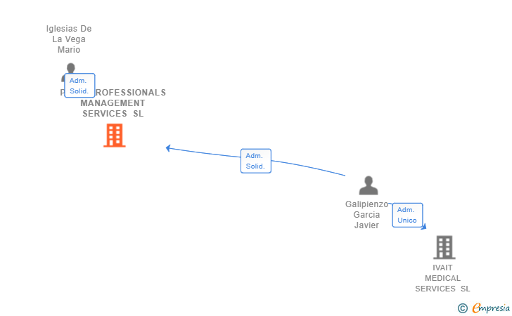 Vinculaciones societarias de PLAN4PROFESSIONALS MANAGEMENT SERVICES SL