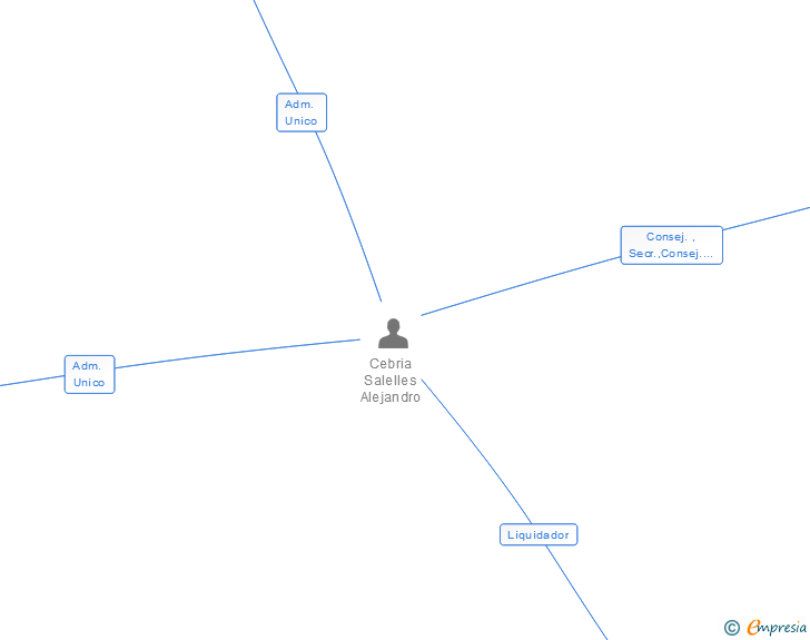 Vinculaciones societarias de ALEJANDRO CEBRIA SL