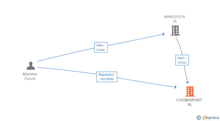 Vinculaciones societarias de COGNISPORT SL