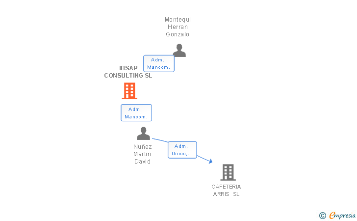 Vinculaciones societarias de IBSAP CONSULTING SL