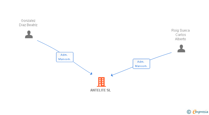 Vinculaciones societarias de ANTELITE SL