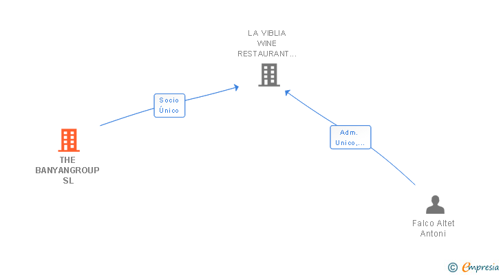 Vinculaciones societarias de THE BANYANGROUP SL