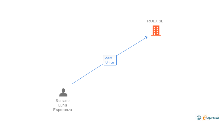 Vinculaciones societarias de RUEX SL
