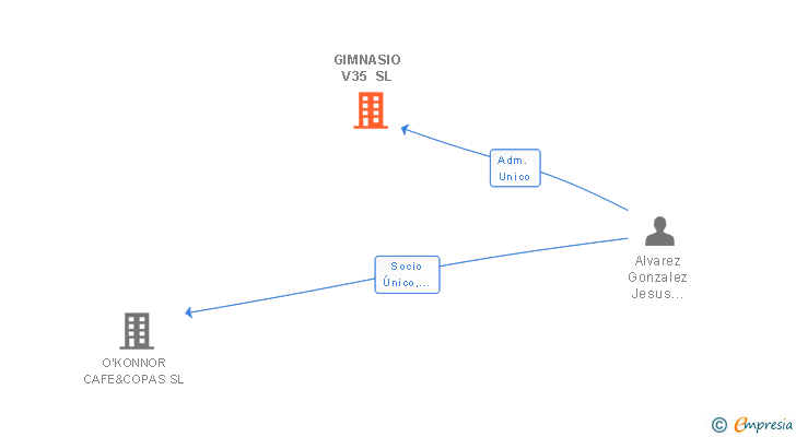 Vinculaciones societarias de GIMNASIO V35 SL