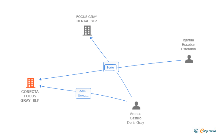 Vinculaciones societarias de CONECTA FOCUS GRAY SLP