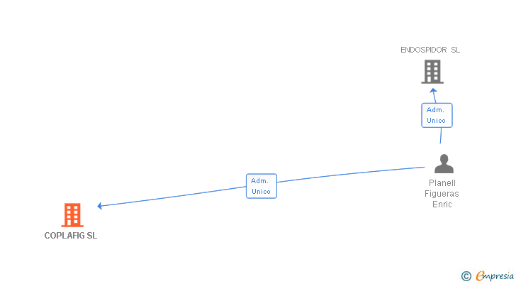Vinculaciones societarias de COPLAFIG SL