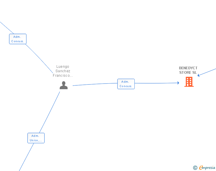 Vinculaciones societarias de BENEDYCT STORE SL