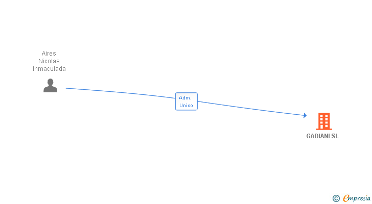 Vinculaciones societarias de GADIANI SL