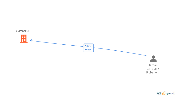 Vinculaciones societarias de CAYAN SL