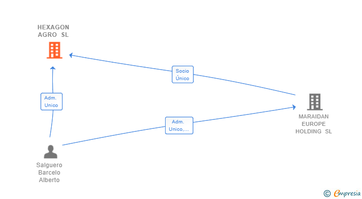 Vinculaciones societarias de HEXAGON AGRO SL