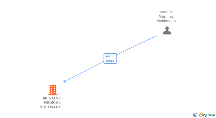 Vinculaciones societarias de MESALVO MEDICAL SOFTWARE SL