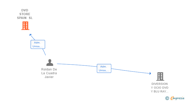 Vinculaciones societarias de DVD STORE SPAIN SL