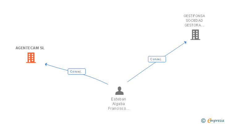 Vinculaciones societarias de AGENTECAM SL