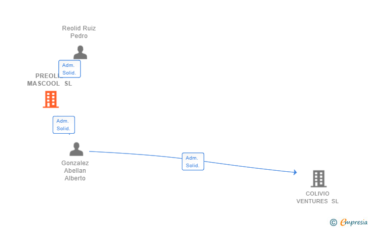 Vinculaciones societarias de PREOLID MASCOOL SL
