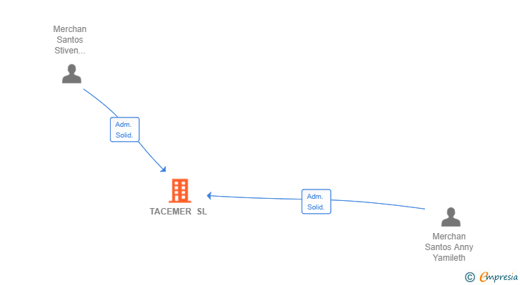 Vinculaciones societarias de TACEMER SL
