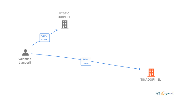 Vinculaciones societarias de TINADORI SL