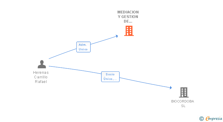 Vinculaciones societarias de MEDIACION Y GESTION DE INVERSIONES SL