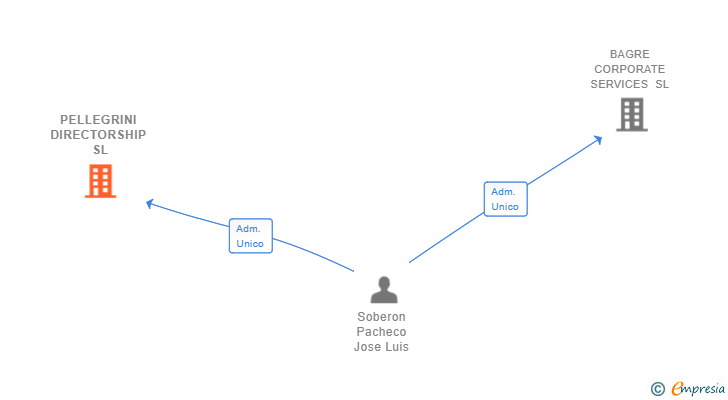 Vinculaciones societarias de PELLEGRINI DIRECTORSHIP SL