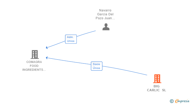 Vinculaciones societarias de BIG CARLIC SL